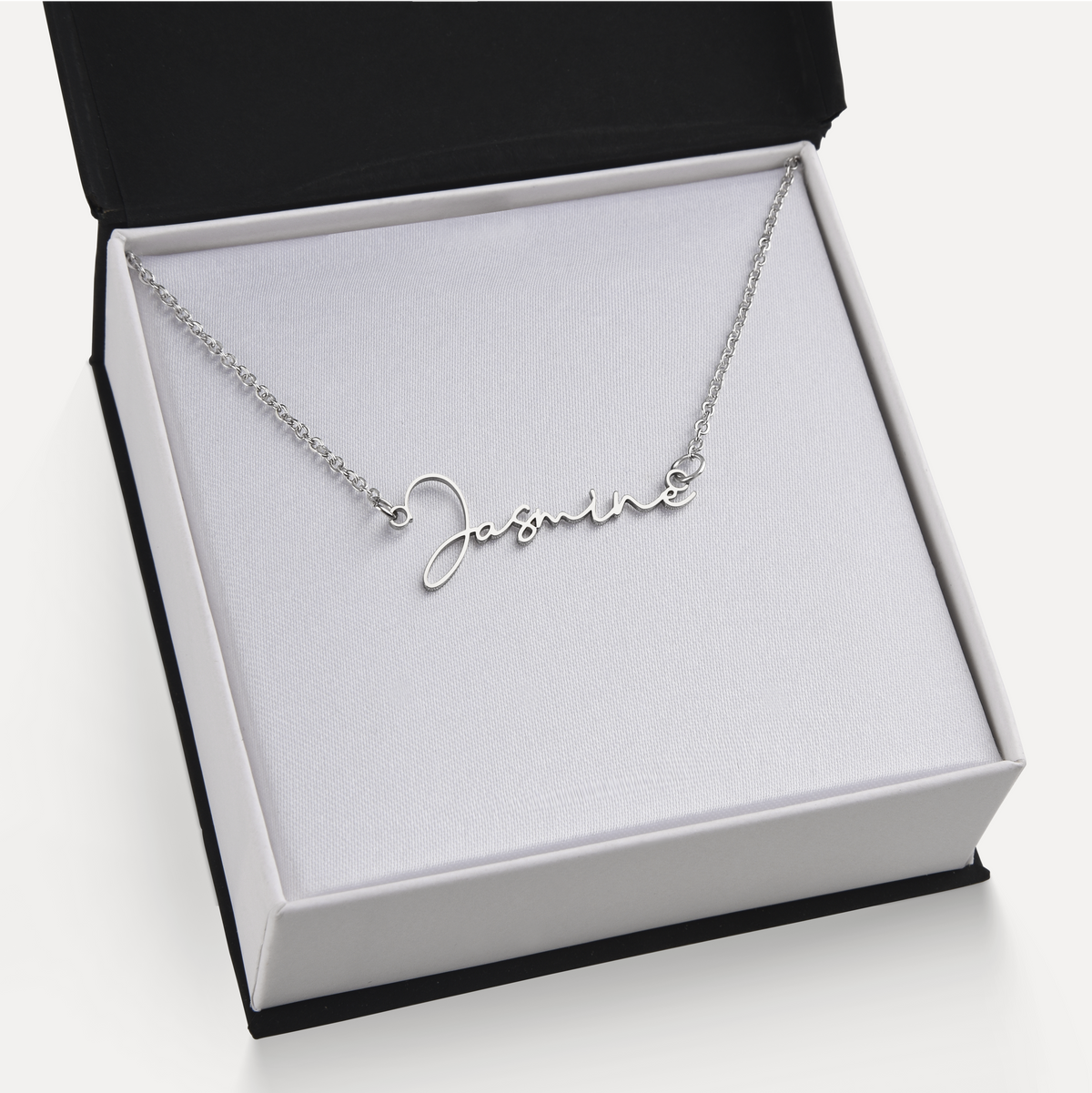 Signature Style Name Pendant Necklace (No Message Card) • Forever Her Name