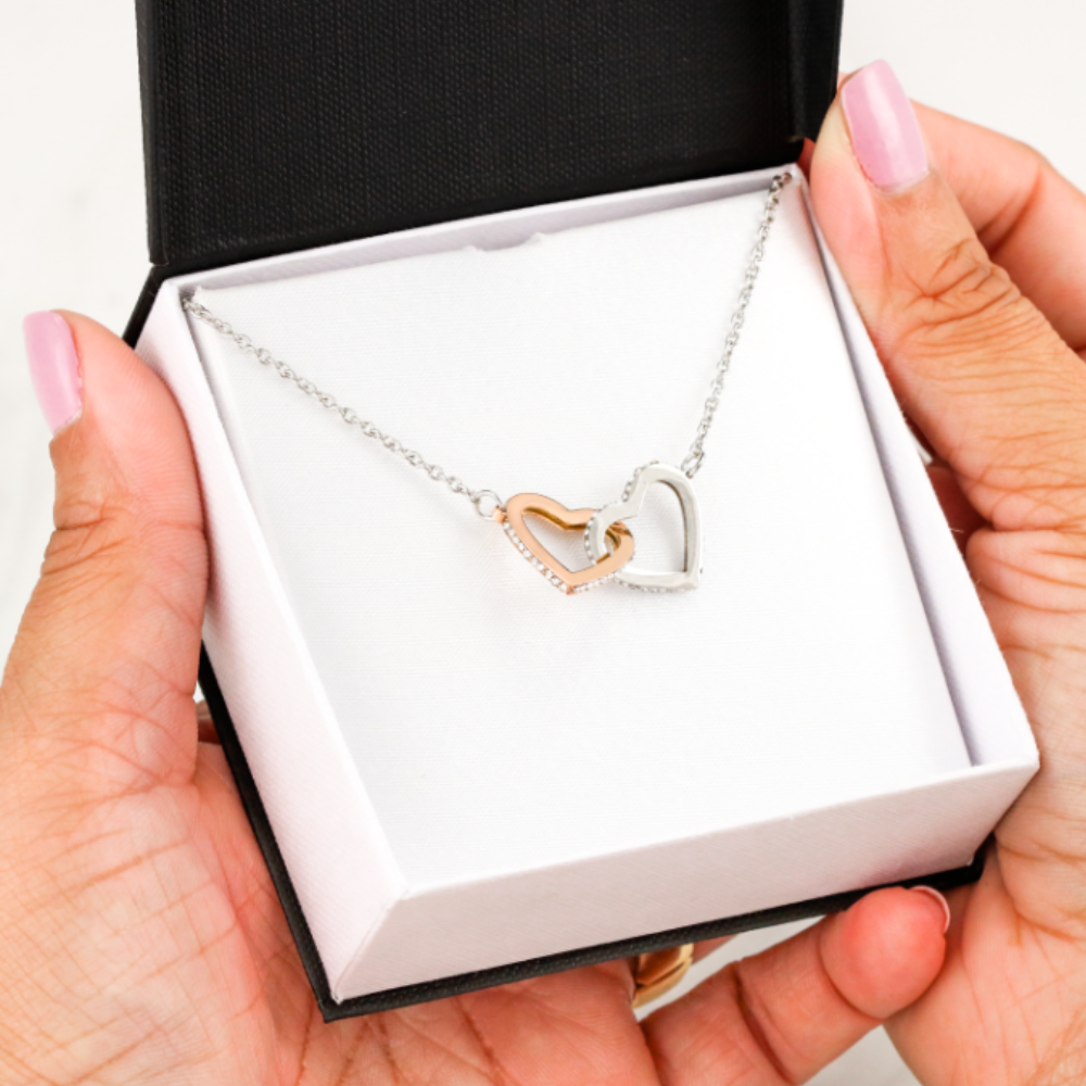 For Her: Pendant Necklace without Message Card • Forever Interlocked Necklace