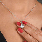 Wife Pendant Necklace with Message Card — "You are the best thing that ever happened to me" • Forever Radiant Spark