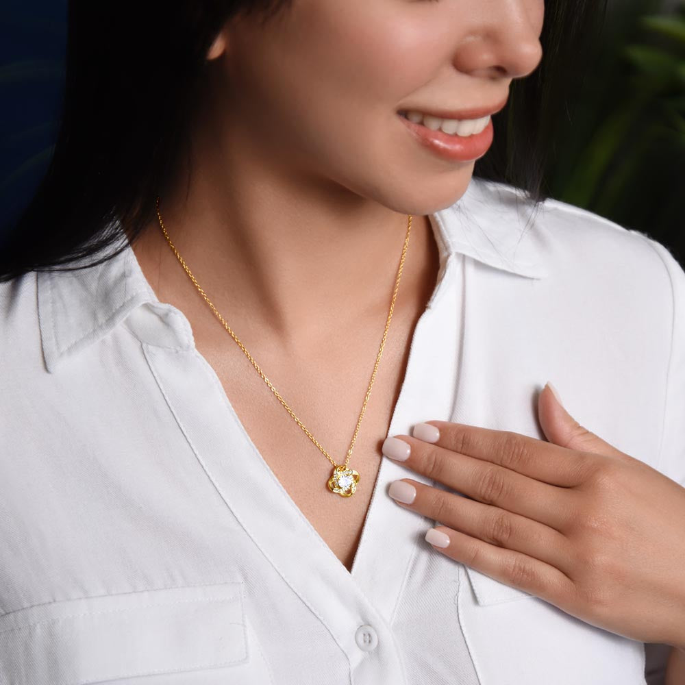 For Her: I'm Sorry Pendant Necklace with Message Card — " I hope you can find it in your heart to forgive me" • Forever Tied to You