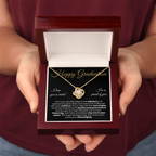 Granddaughter Pendant Necklace with Message Card — "Happy Graduation. I'm so proud of you" • Forever Tied to You