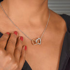 For Mother: Pendant Necklace with Message Card — "If I didn't have you as a Mom, I'd choose you as a Friend" • Forever Interlocked