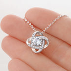 For Her: Pendant Necklace without Message Card • Forever Tied to You