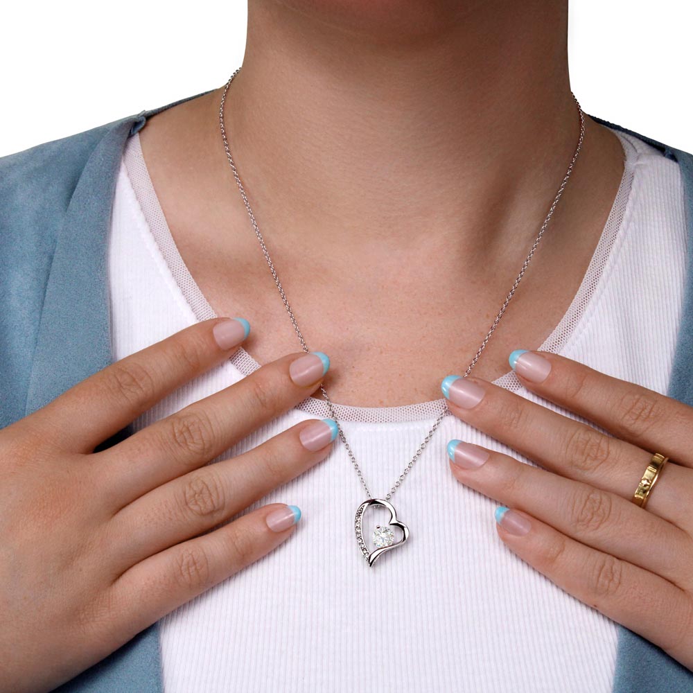 For Her: Pendant Necklace without Message Card • Forever in My Heart
