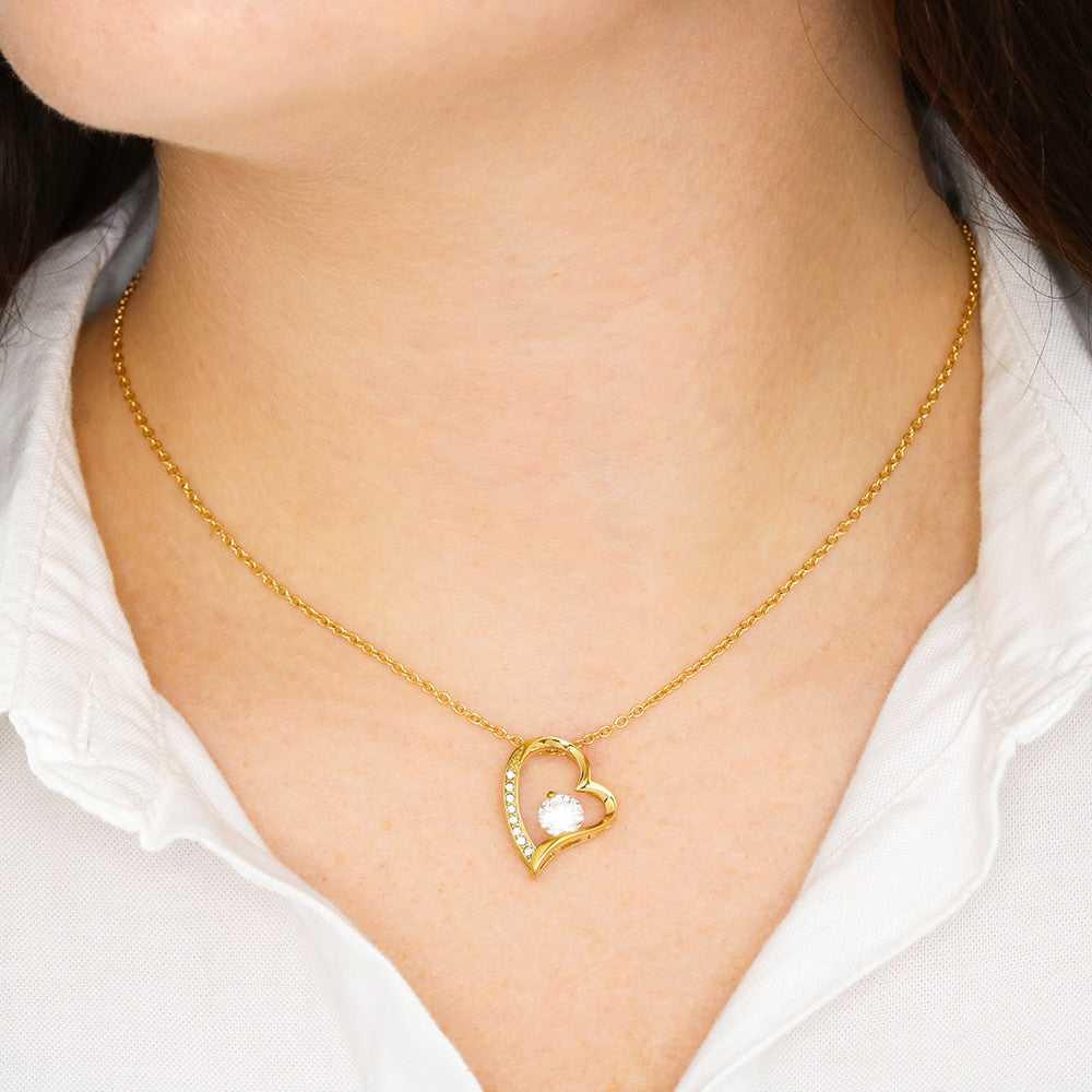 For Her: Pendant Necklace without Message Card • Forever in My Heart