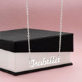 For Her: Pendant Necklace without Message Card • Forever Her Name