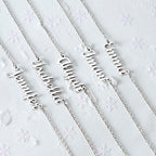 For Her: Pendant Necklace without Message Card • Forever Her Name