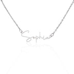 Signature Style Name Pendant Necklace (No Message Card) • Forever Her Name