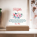 Acrylic Bundle - To my daughter, wherever your journey in life may take you