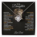 Necklace for daughter from dad